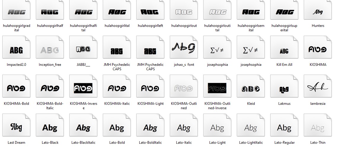 the best fonts