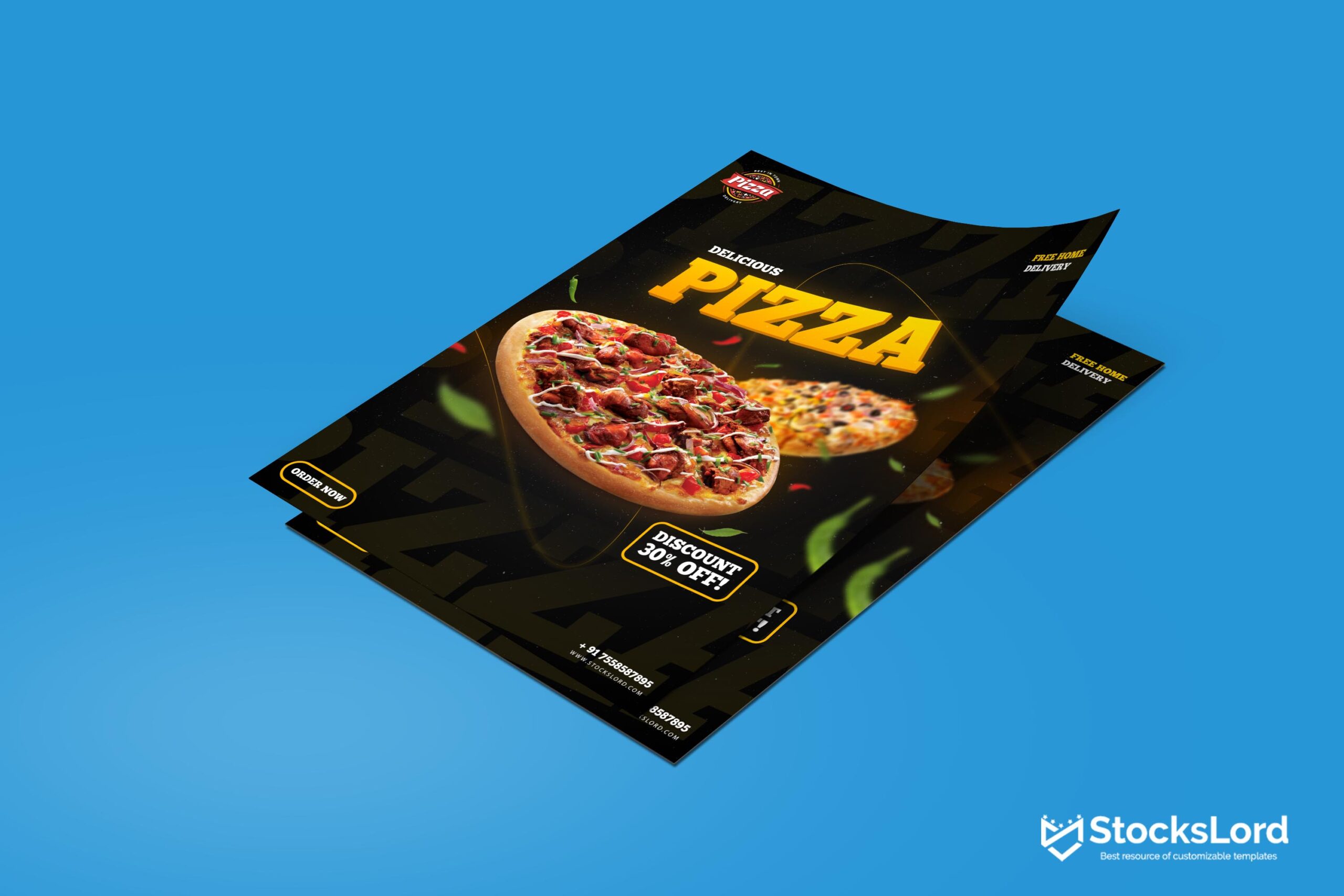 fast food poster design