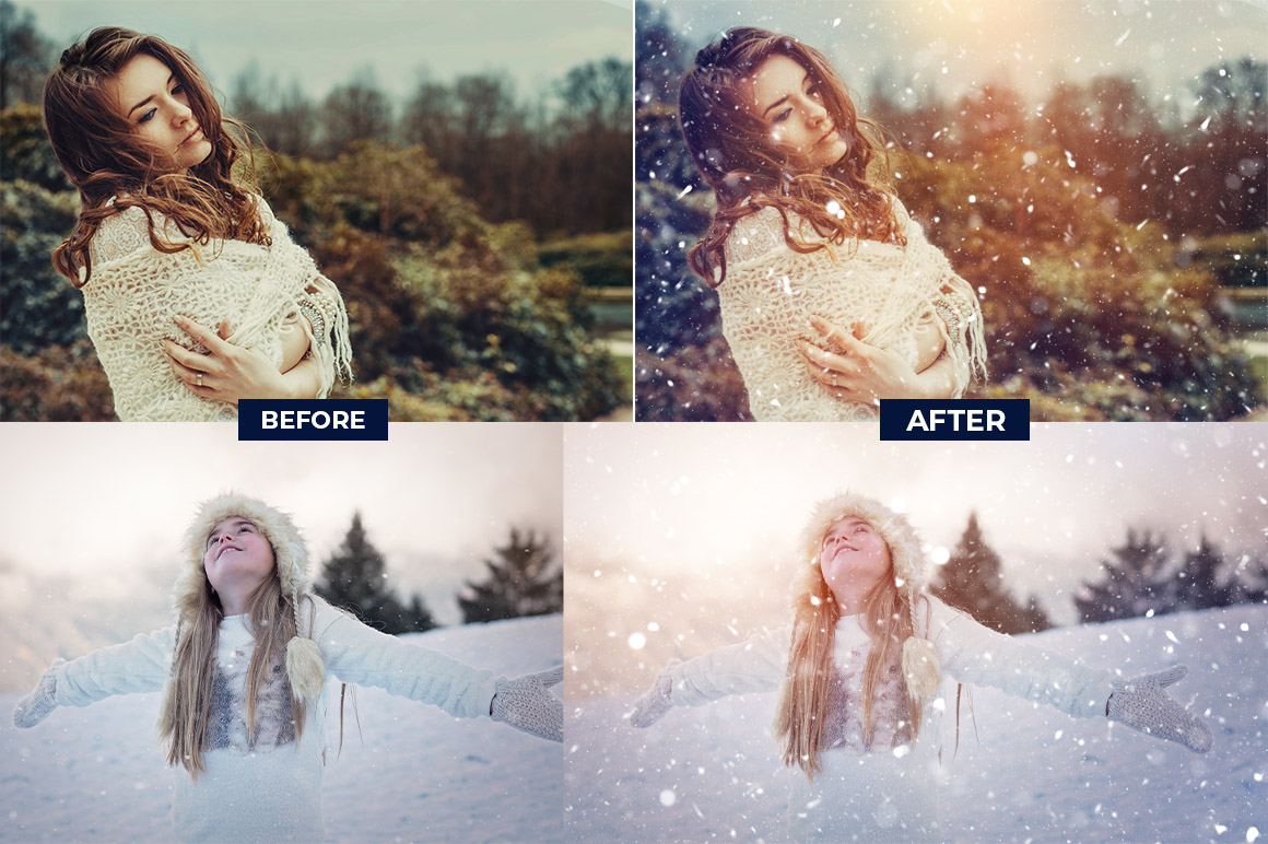 snow light leaks