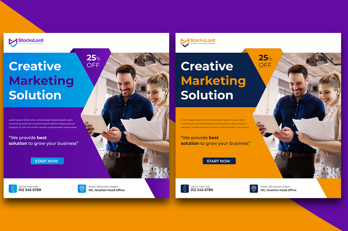 Digital Marketing and Corporate Social Media Template