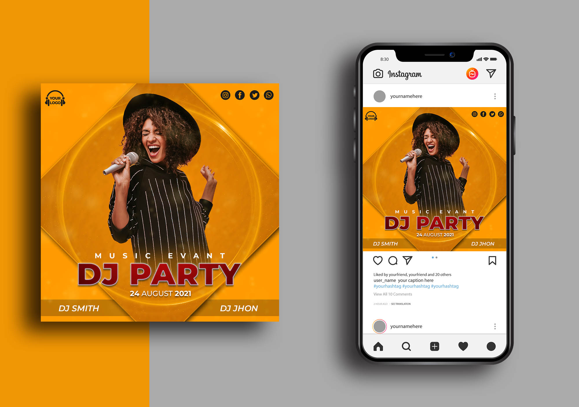 Free party flyer templates