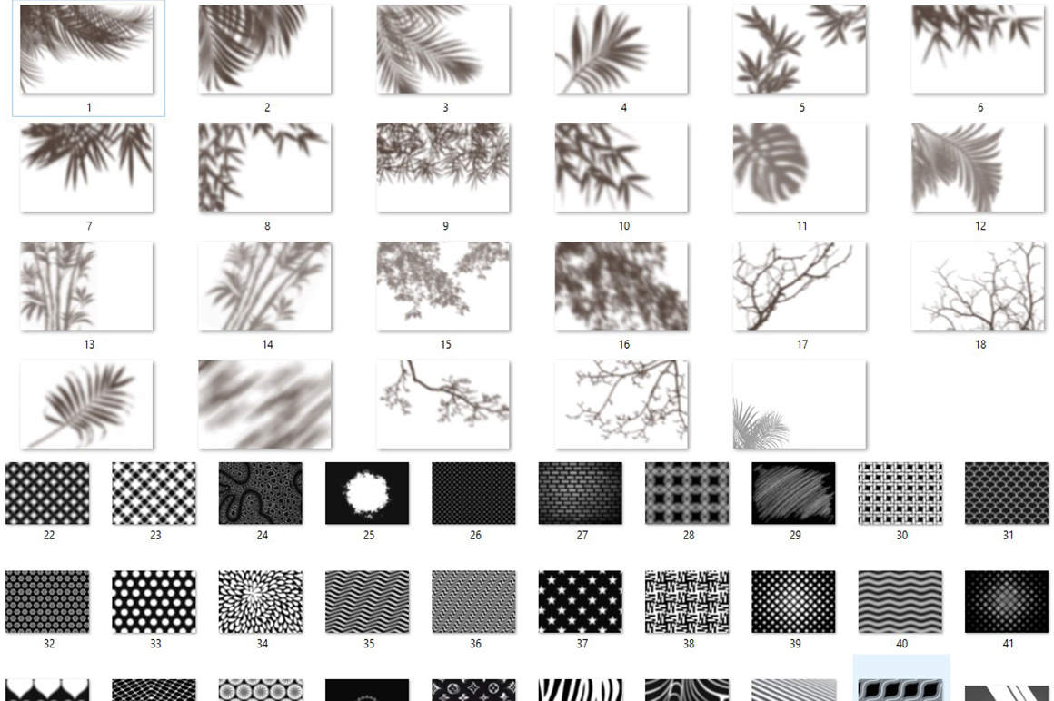 Nature Shadow, Window Shadow, Sun Shadow Overlay Bundle PNG - Image 3