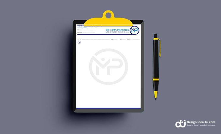 prescription pad mockup