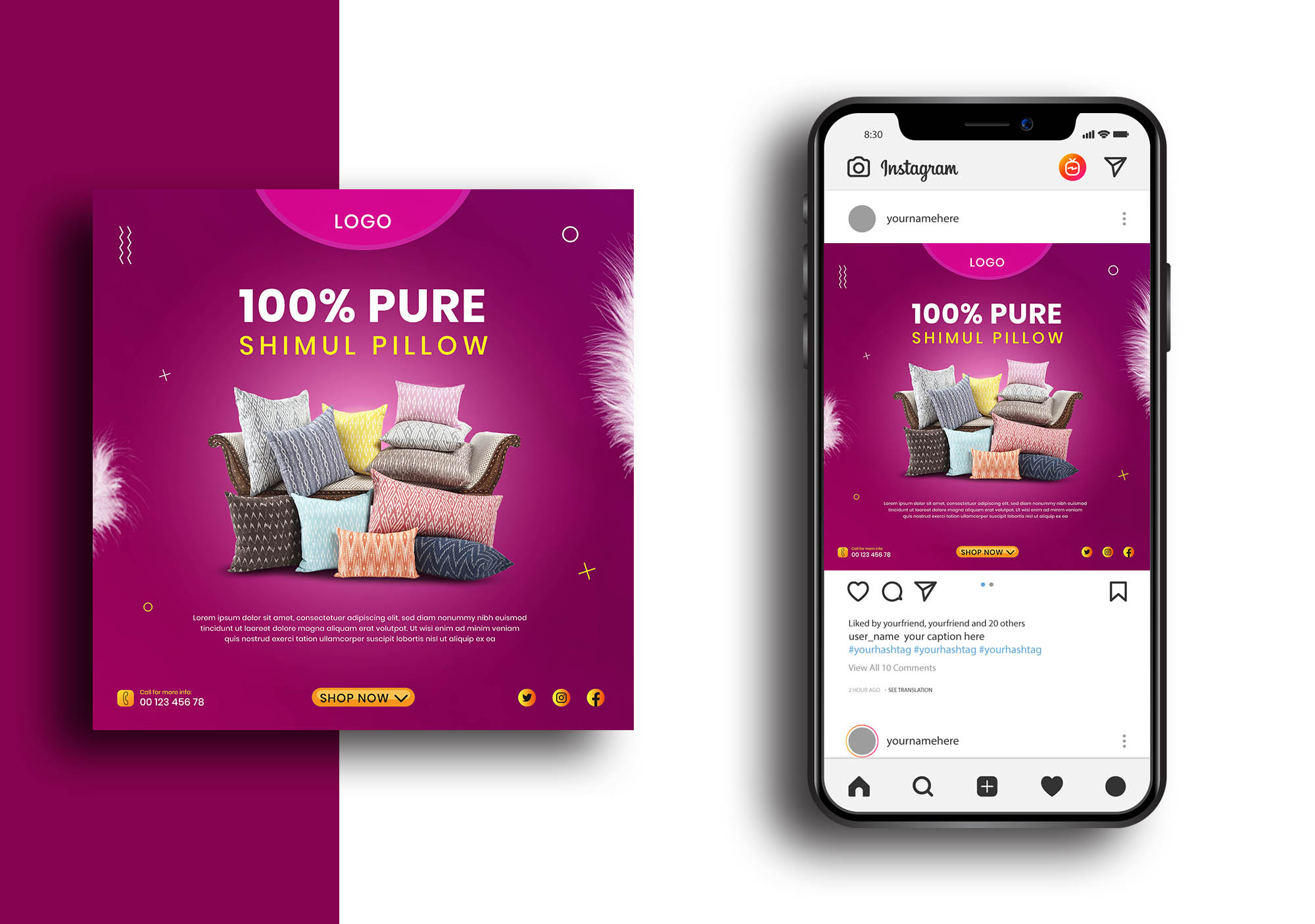 furniture banner design