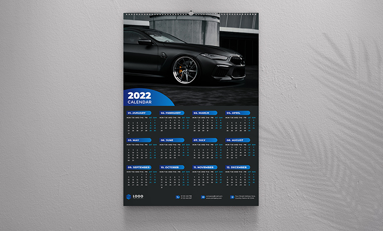 calendar design 2022