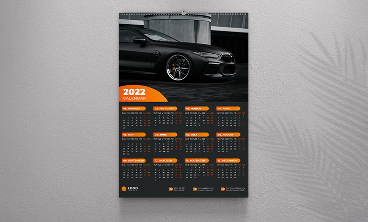 2022 wall calendar