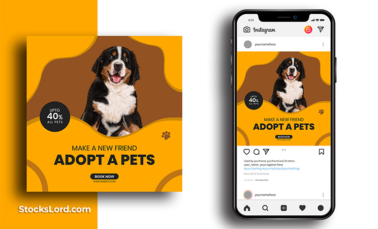 Pet Shop Social Media Post