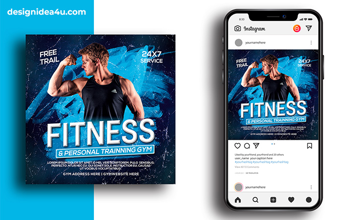 gym flyer template