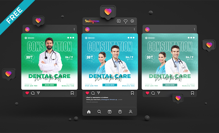 Dental medical social media post