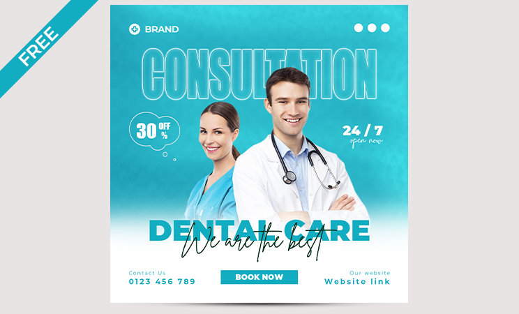 Dental social media post