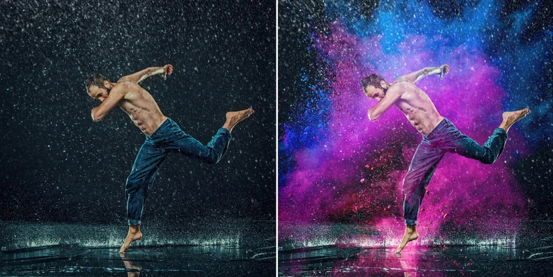 Color powder