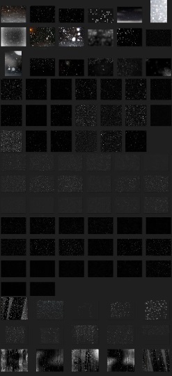 Rain overlay transparent