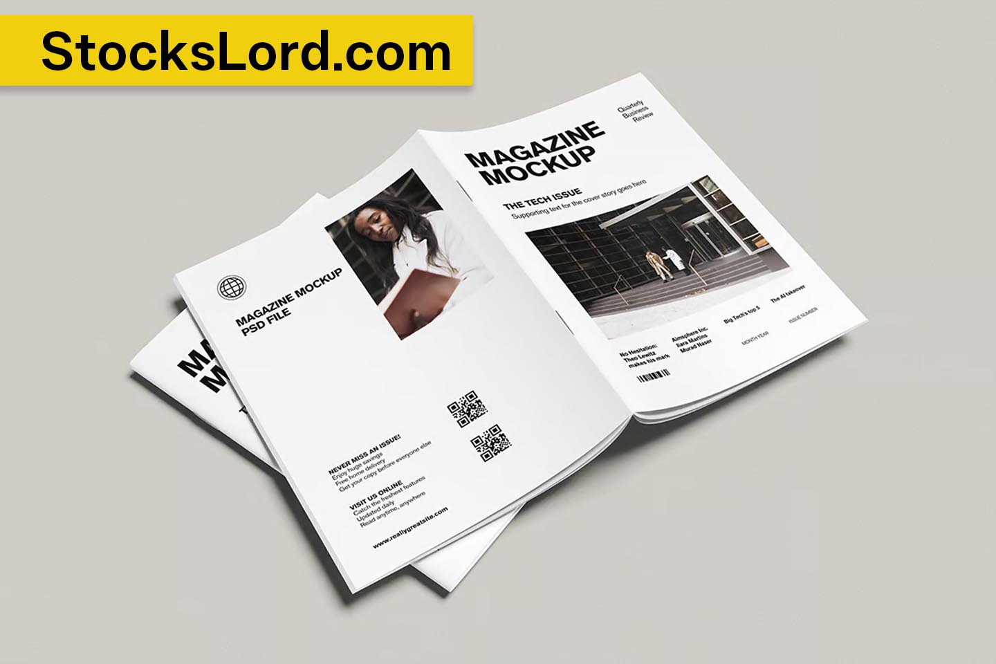 mockup brochure psd